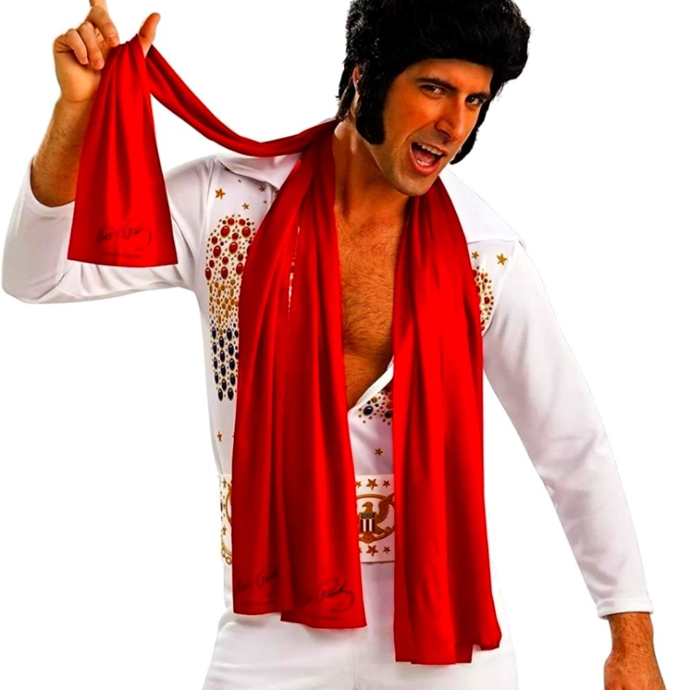 Rubie's Costume Red Elvis Scarves - Fast Shipping - Halloween Costume
